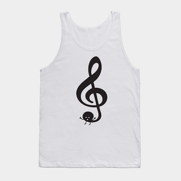 Treble Clef | by queenie's cards Tank Top by queenie's cards